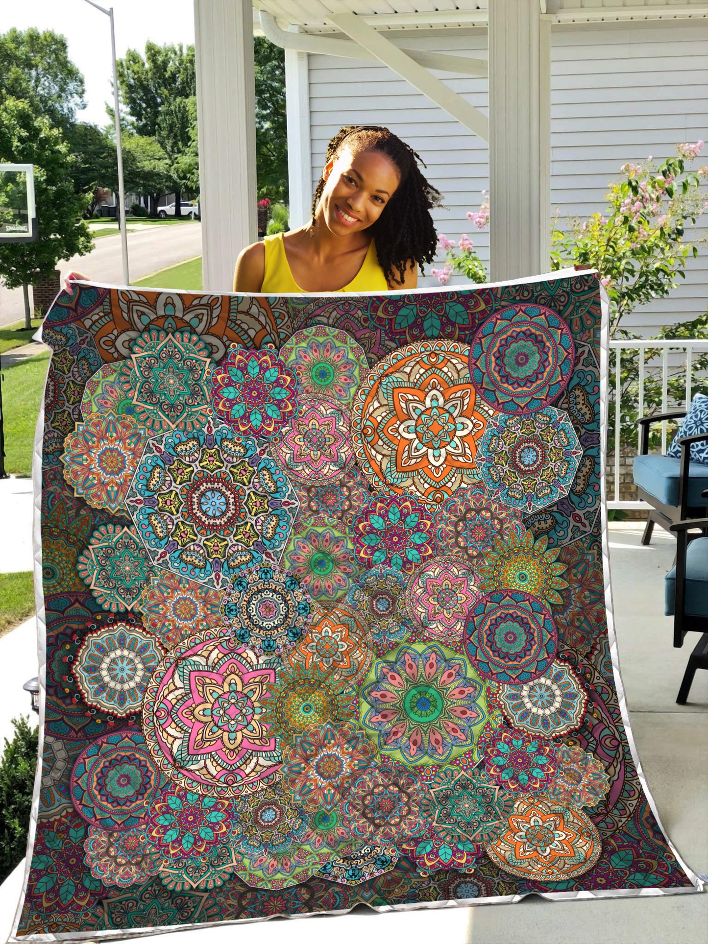 Madala Flower blanket DD08062002