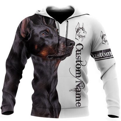 Doberman 3d custom hoodie shirt for men and women DD08292002