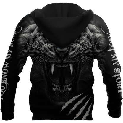 You Don't Know My Story Tiger Over Printed Hoodie