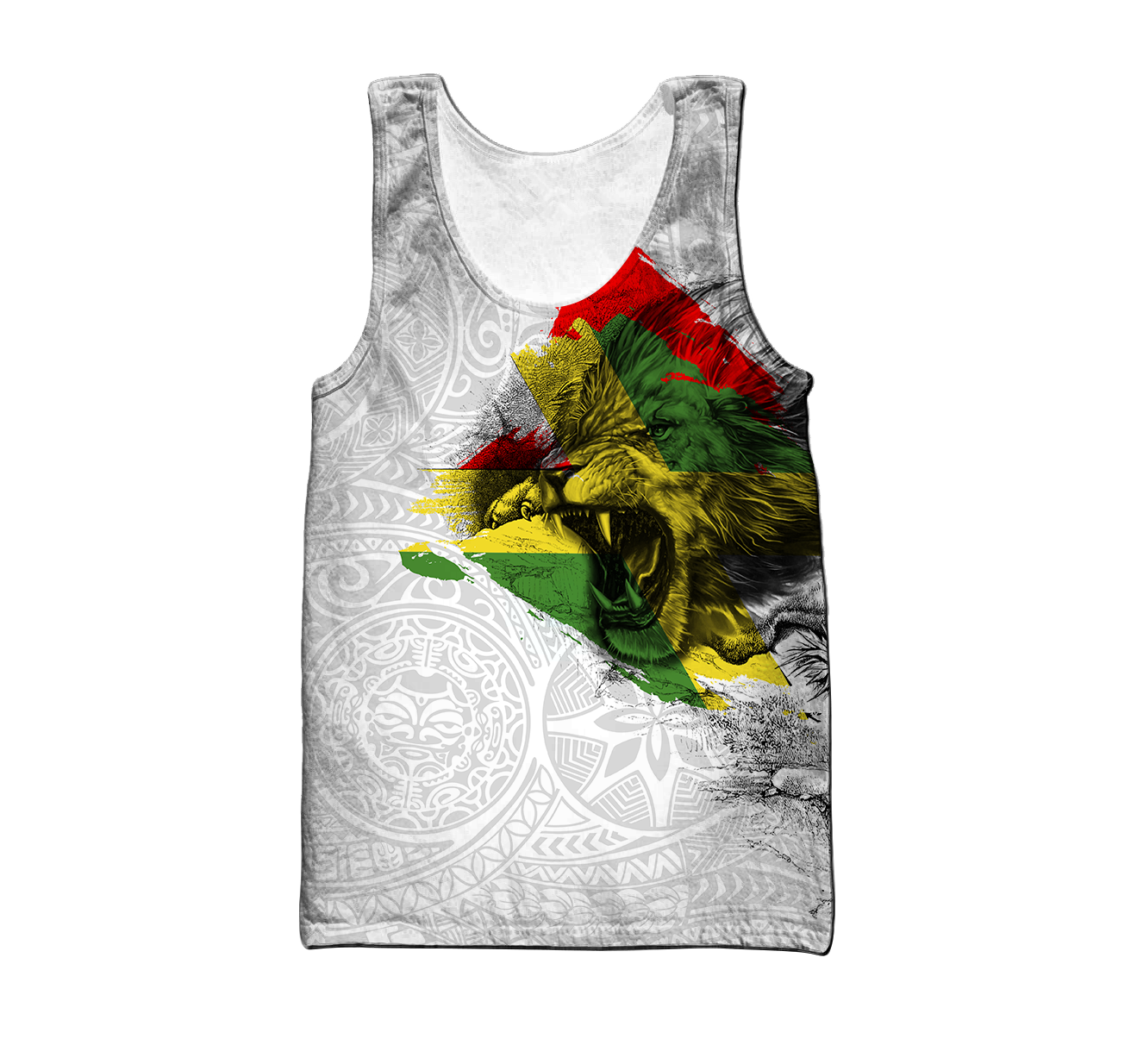 Jamaica lion roar 3d hoodie shirt for men and women DD07042001-Apparel-HG-Men's tank top-S-Vibe Cosy™