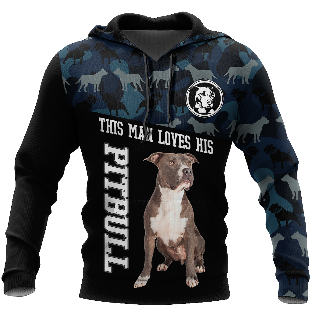 Pitbull 3d unisex shirt DD11022002
