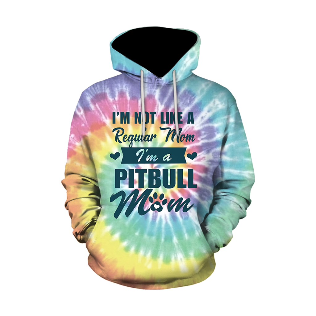 Pitbull mom customize name 3D hoodie shirt for men and women DD09152001