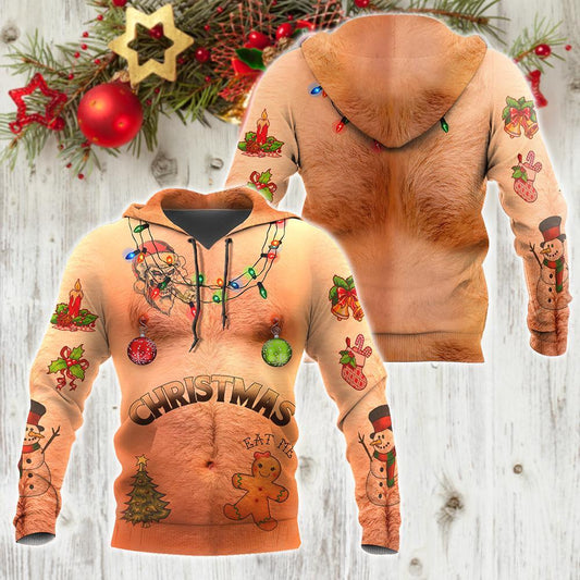 Real Skin Christmas Accessories All Over Printed Pi081001-Apparel-HP Arts-Hoodie-S-Vibe Cosy™