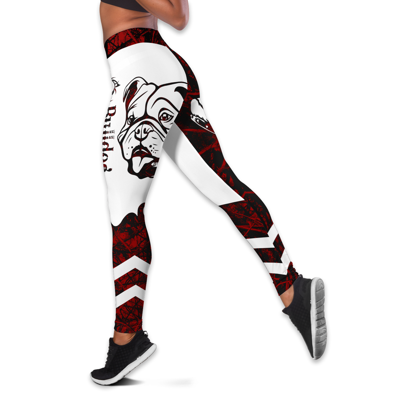nao Bulldog tattoos legging + hollow tank combo DD08042001