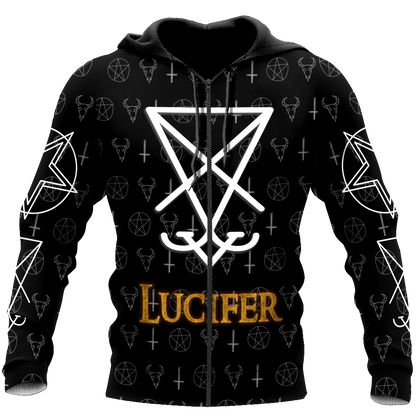 Lucifer 3D All Over Printed Hoodie DD05282001-Apparel-MP-zip-up hoodie-S-Vibe Cosy™