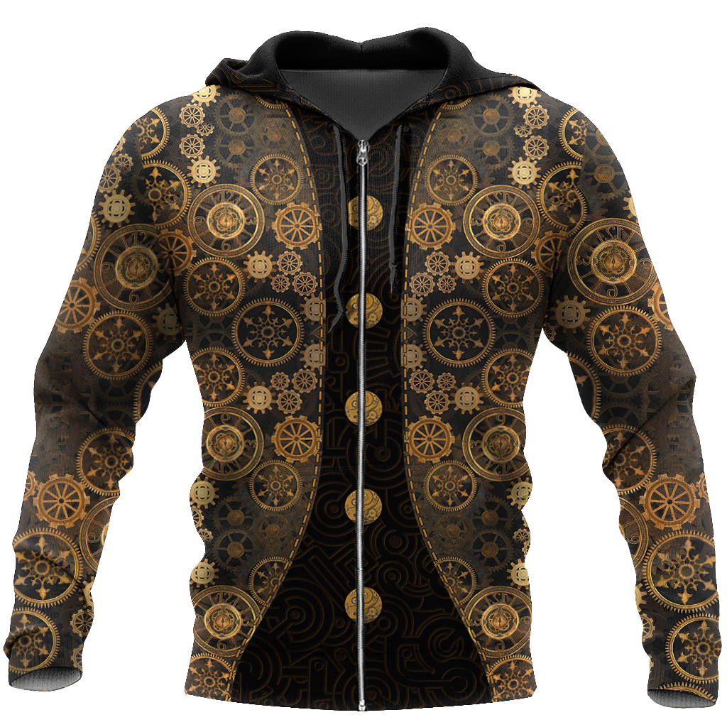 Steampunk Mechanic All Over Printed Hoodie For Men and Women DD10242002CL