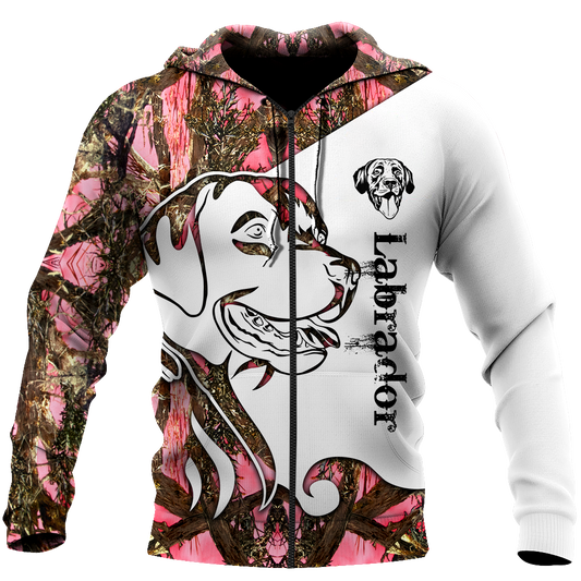 Labrador pink tattoo hoodie shirt for men and women DD08272001