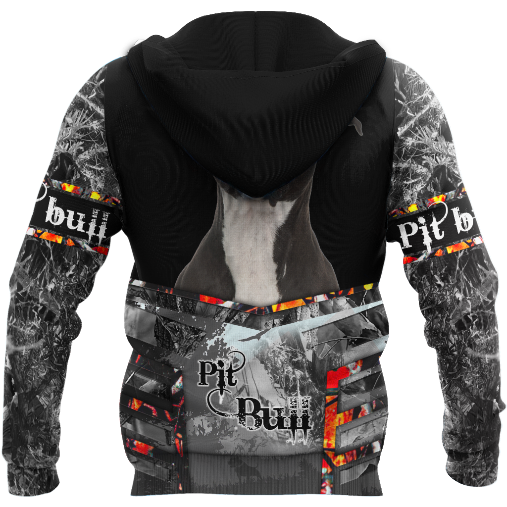 Pitbull 3d hoodie shirt for men and women DD10152001