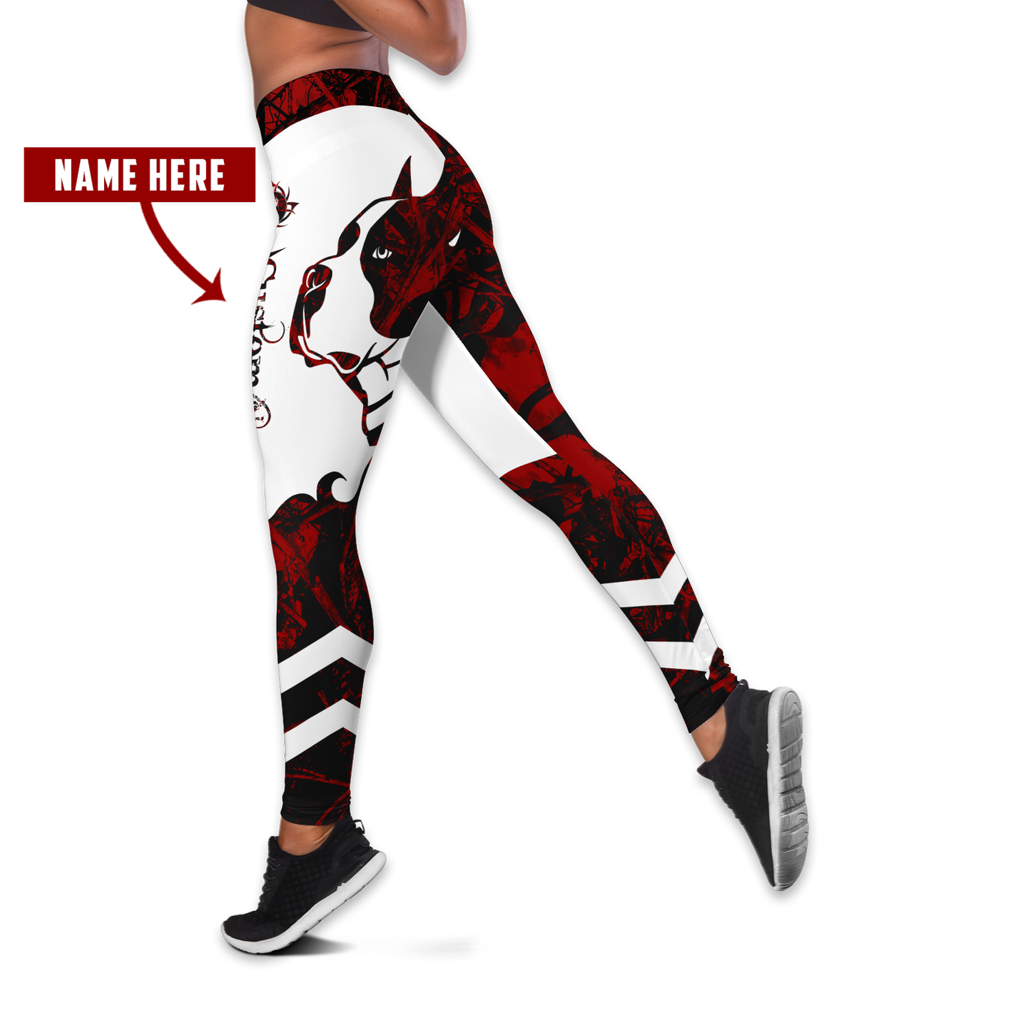 Pitbull Customize tattoos legging + hollow tank combo DD08062005S