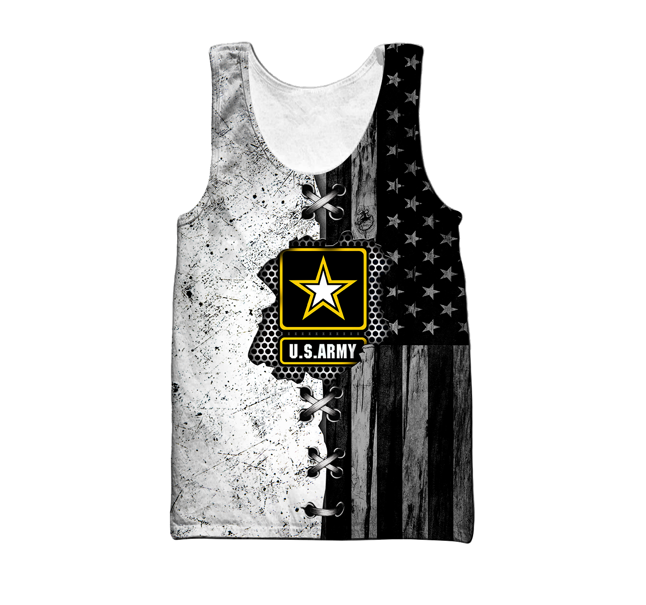 Veteran US Army in my heart 3D shirts for men and women BW