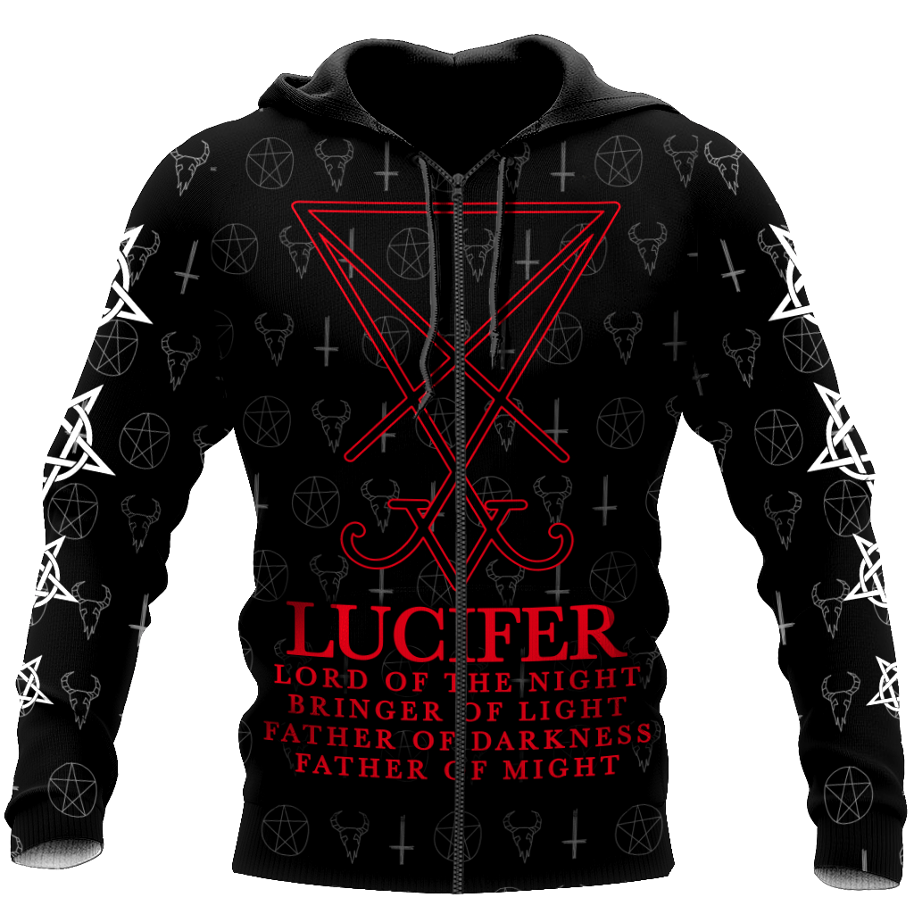 Lucifer 3D All Over Printed Hoodie DD06062001-Apparel-MP-zip-up hoodie-S-Vibe Cosy™