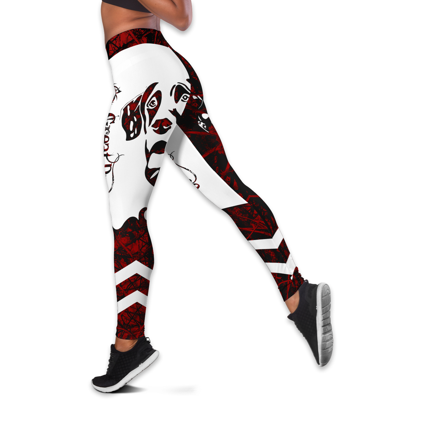Great Dane tattoos legging + hollow tank combo DD08112005