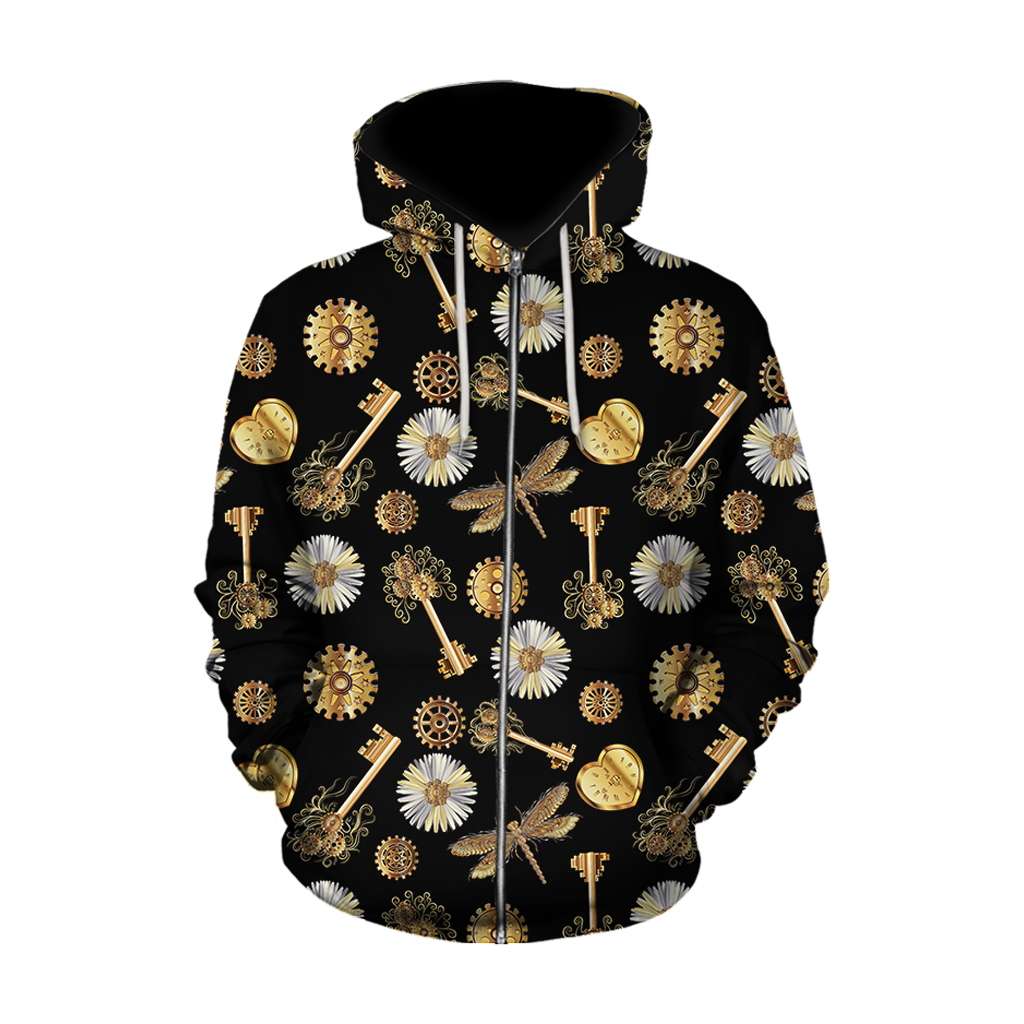 Mechanic Steampunk All Over Printed Hoodie For Men and Women DD10242001CL