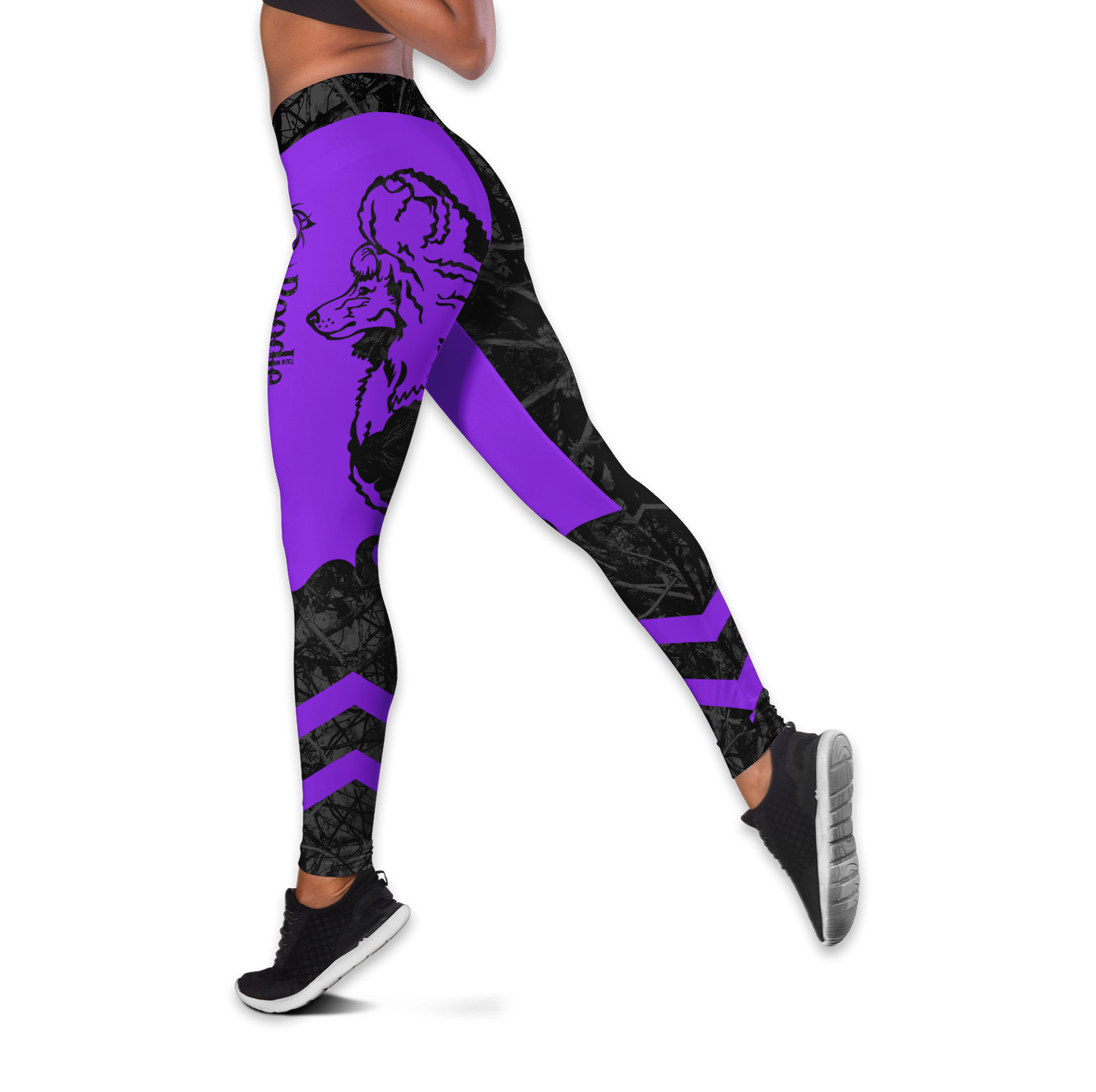 Poodle tattoos legging + hollow tank combo DD08042010S1