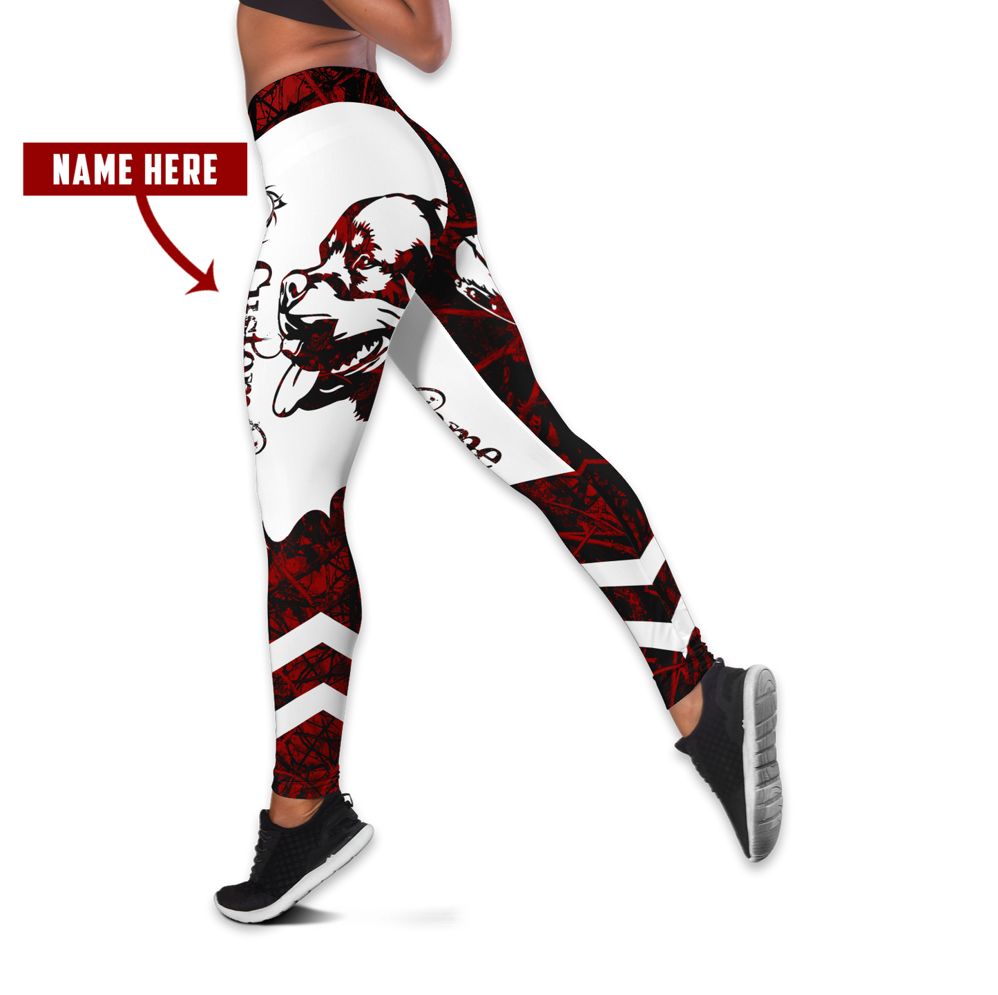 Rottweilter Customize tattoos legging + hollow tank combo DD08062004S