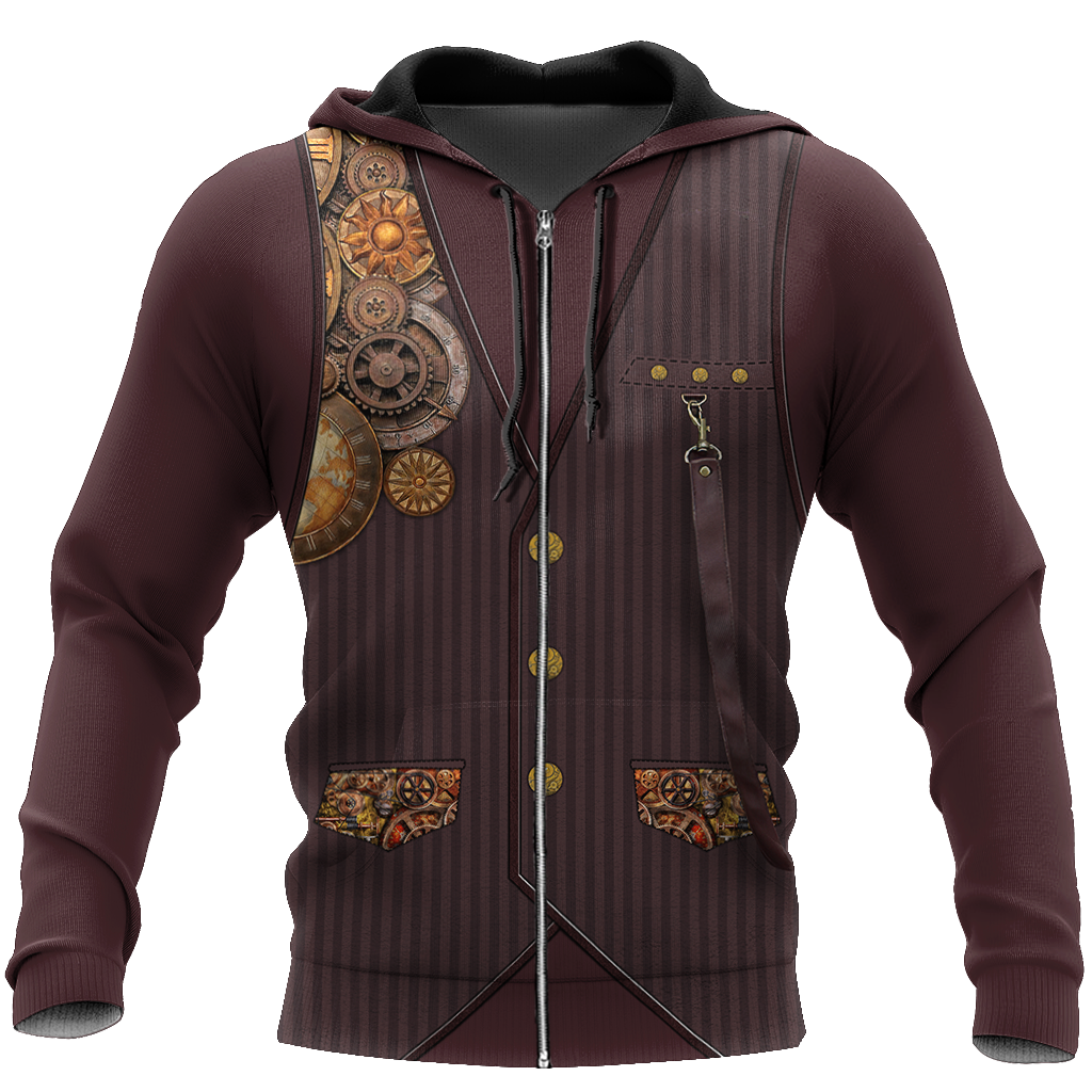 Steampunk Mechanic All Over Printed Hoodie For Men and Women DD10262001