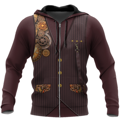 Steampunk Mechanic All Over Printed Hoodie For Men and Women DD10262001