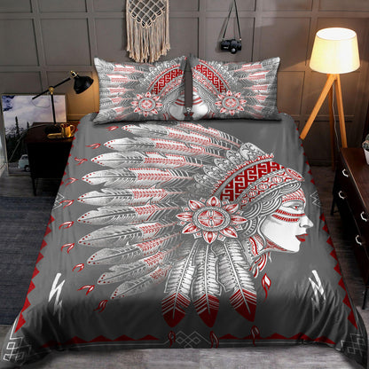 Native Girl Potrait Bedding Set