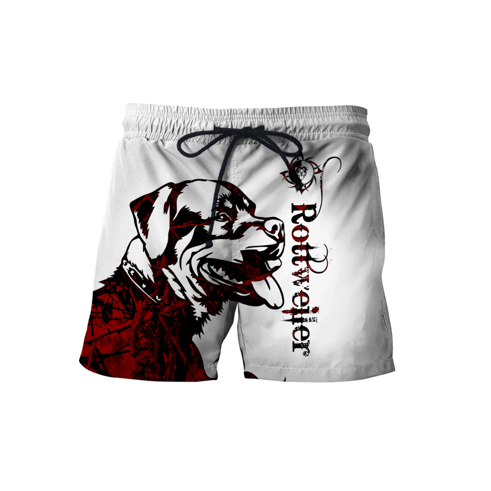 Rottweiler red custom 3d hoodie shirt for men and women DD08052002S
