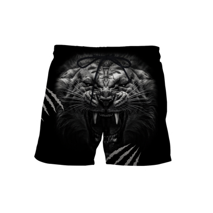 White Tiger Over Printed Hoodie