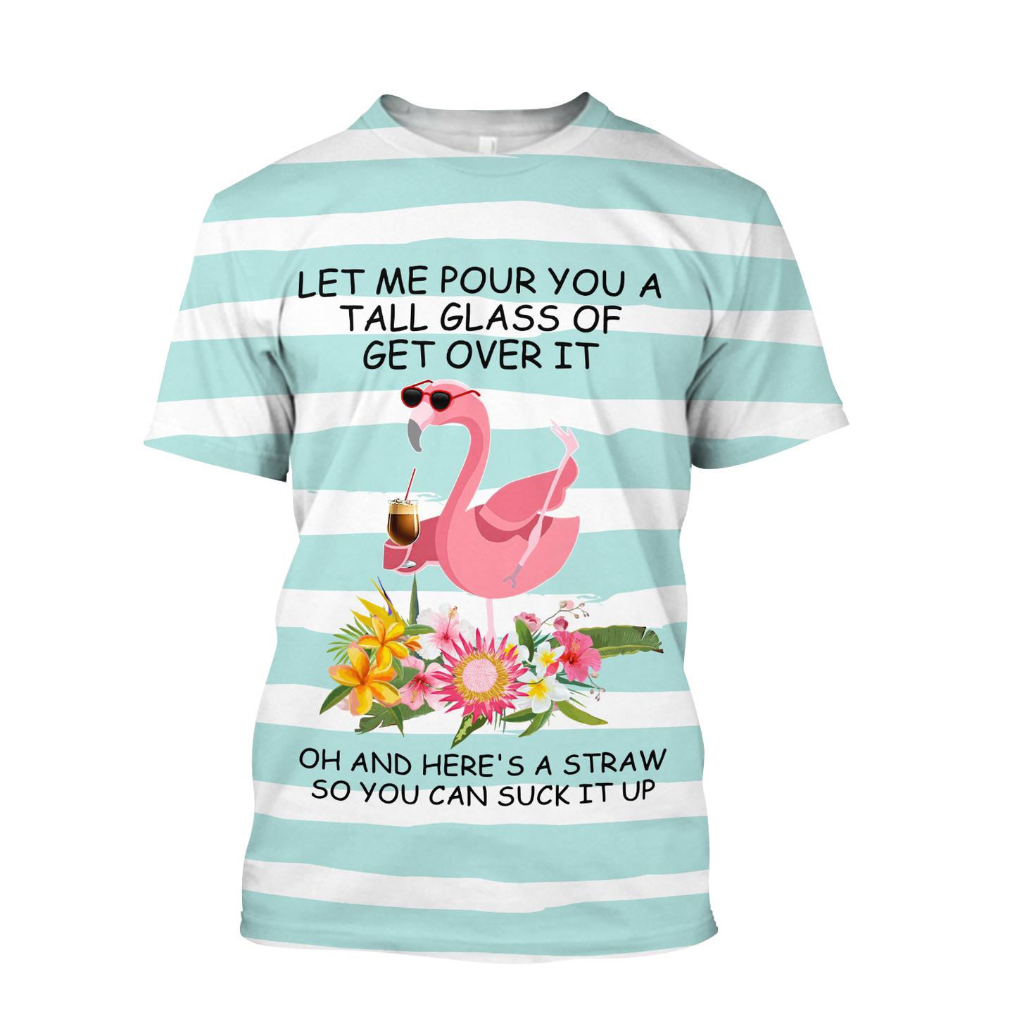 All Over Printed Flamingo Hoodie DD09042002-MEI