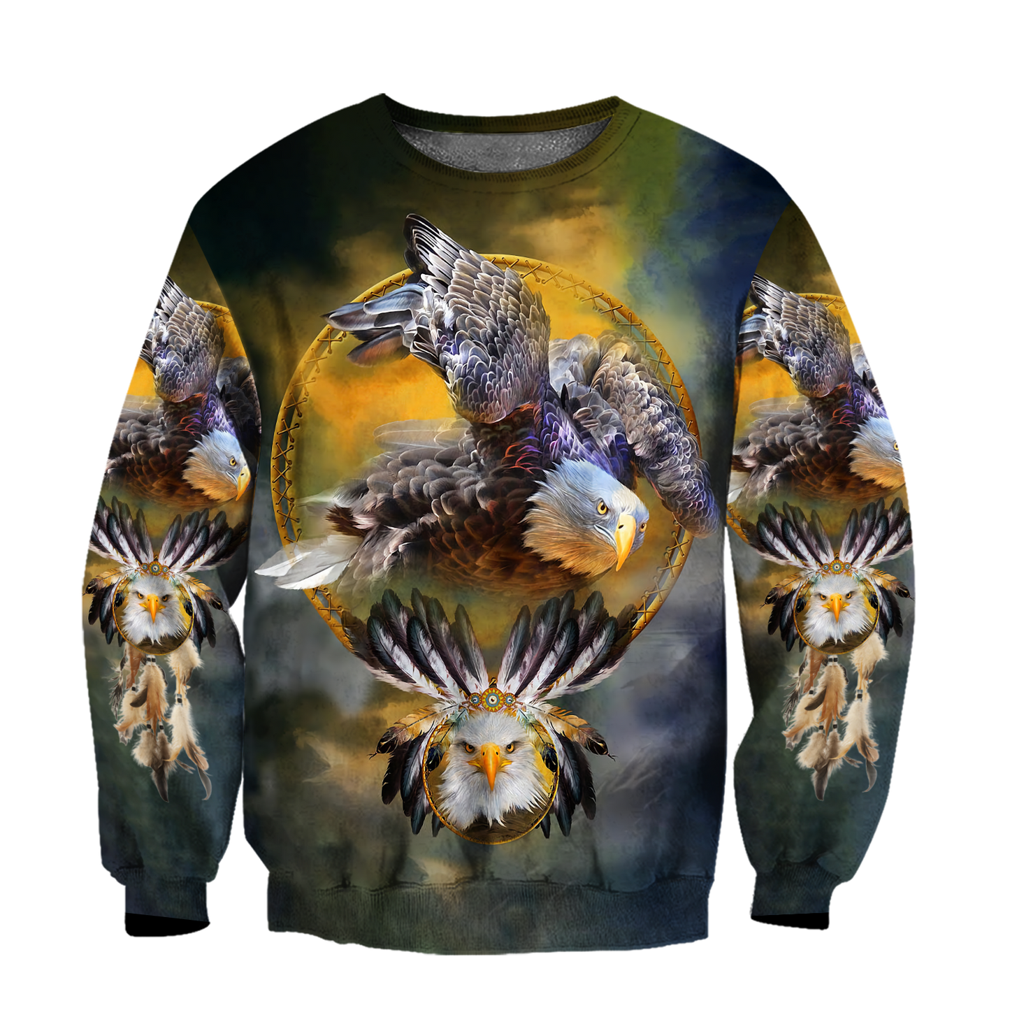 The Great Eagle 3D All Over Print Hoodie DD08242002
