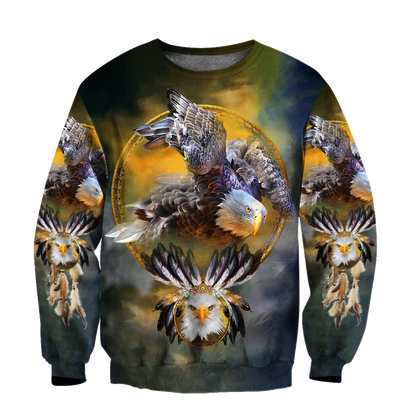 The Great Eagle 3D All Over Print Hoodie DD08242002