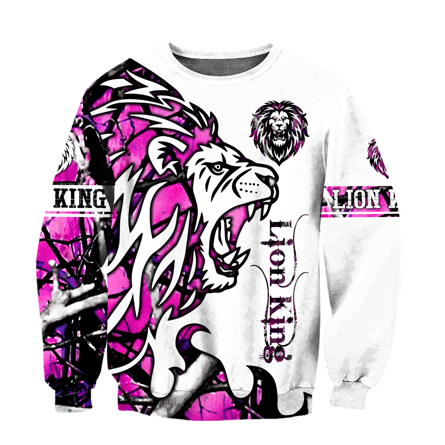 Beautiful Lion country girl Tattoo camo 3D all over printed shirts for men and women DD05272001S-Apparel-Huyencass-Sweat Shirt-S-Vibe Cosy™