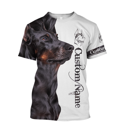 Doberman 3d custom hoodie shirt for men and women DD08292002