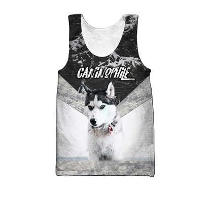 Husky 3d hoodie shirt for men and women DD10232001PT