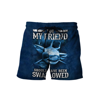 All Over Printed Shark Hoodie MEI