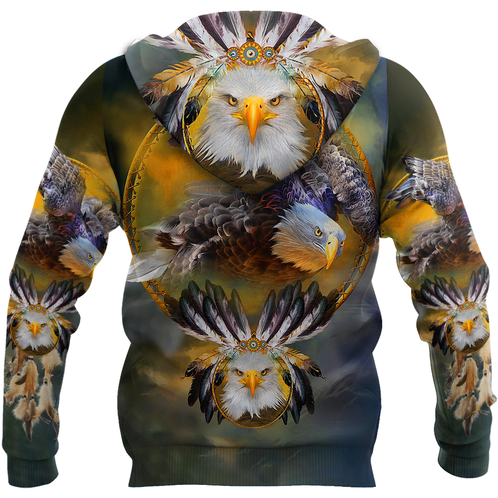The Great Eagle 3D All Over Print Hoodie DD08242002
