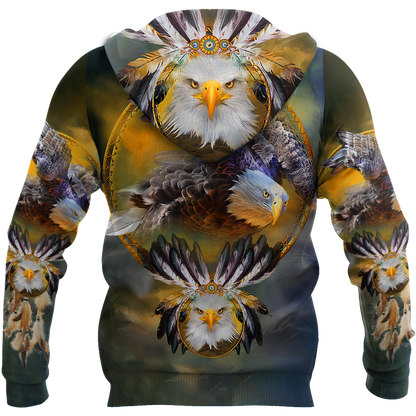 The Great Eagle 3D All Over Print Hoodie DD08242002