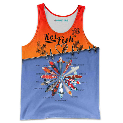 Beautiful Koi Fish 3D All Over Printed Shirts  21022102.CXT