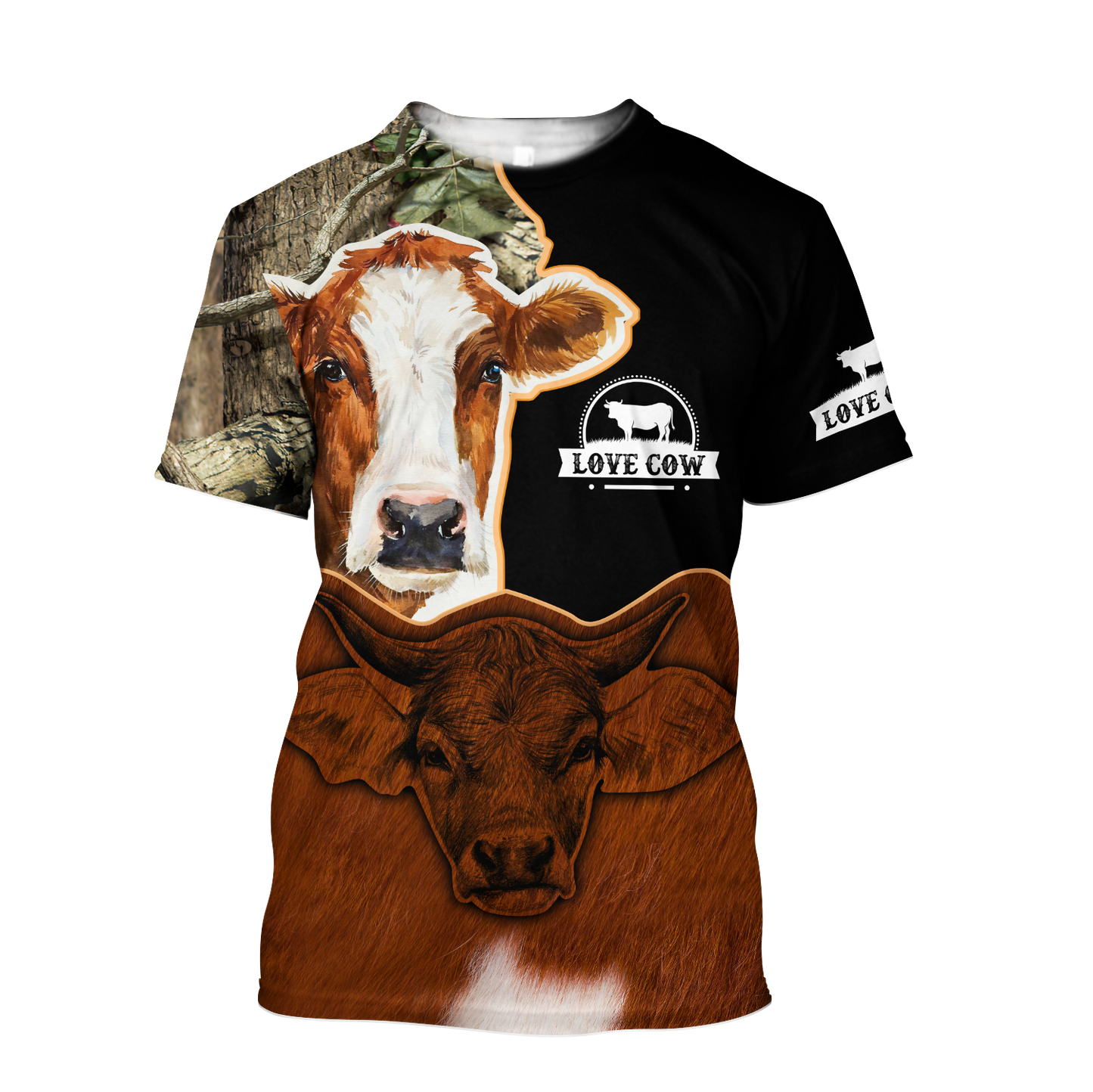 Cow 3d hoodie shirt for men and women DD10302002
