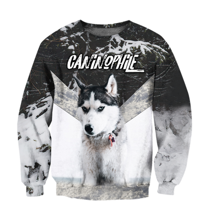 Husky 3d hoodie shirt for men and women DD10232001PT