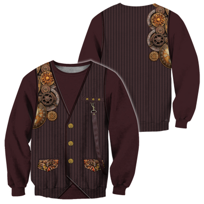 Steampunk Mechanic All Over Printed Hoodie For Men and Women DD10262001