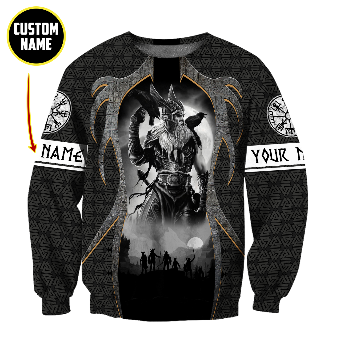 Personalized Premium Viking 3D Printed Unisex Shirts TN28092001