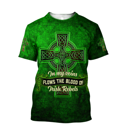 Irish St.Patrick day 3d hoodie shirt for men and women