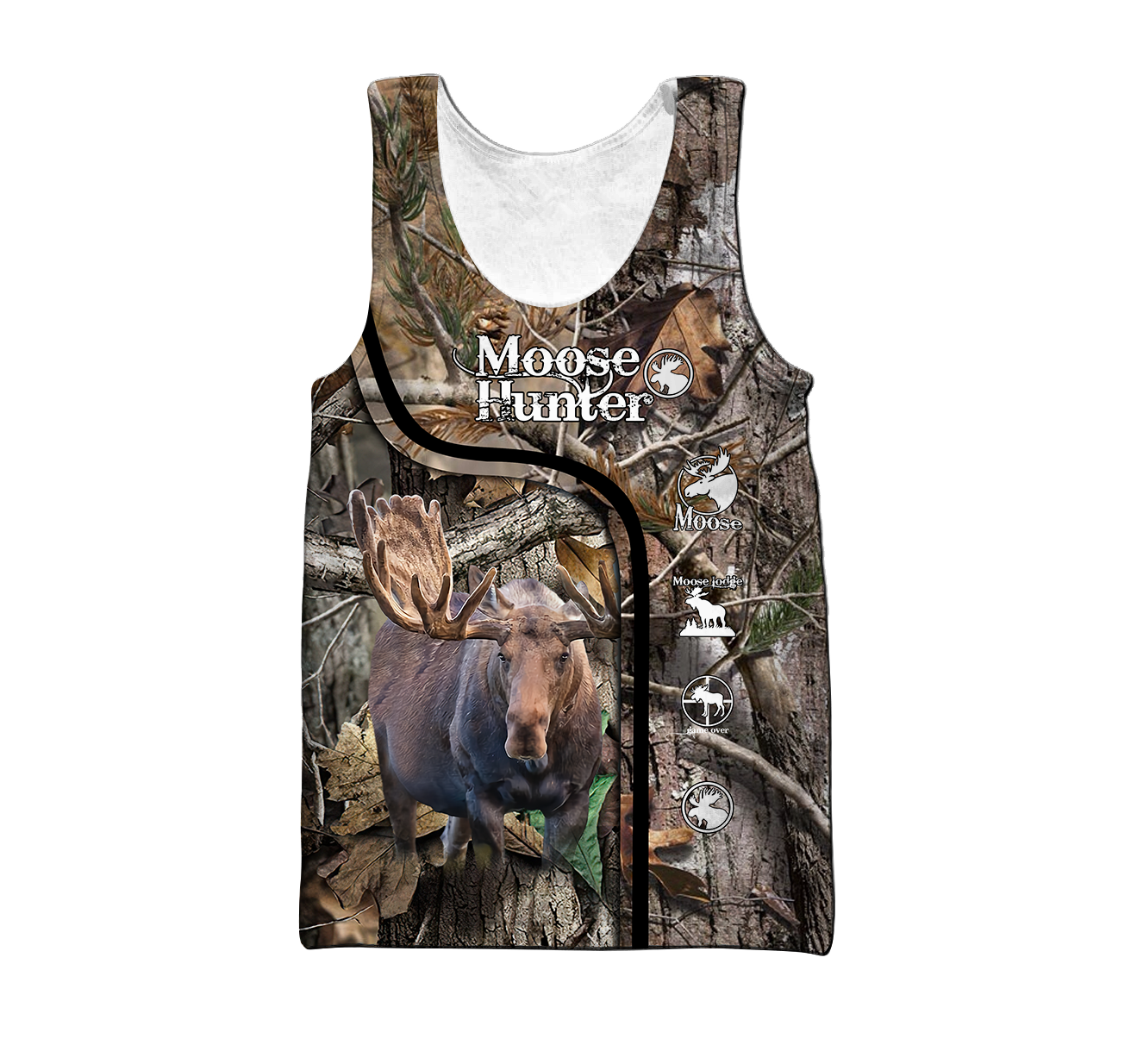 All Over Printed Beautiful Moose Hunting MEI