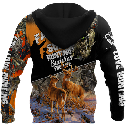 Deer hunting 3d all over printed for men and women PL180082004