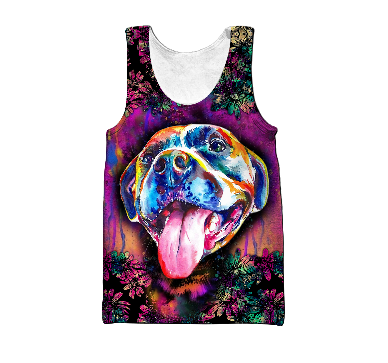 Pitbull flower 3D hoodie shirt for men and women HG91602