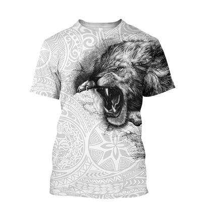 Jamaica lion roar 3d hoodie shirt for men and women DD07032002-Apparel-HG-T-shirt-S-Vibe Cosy™