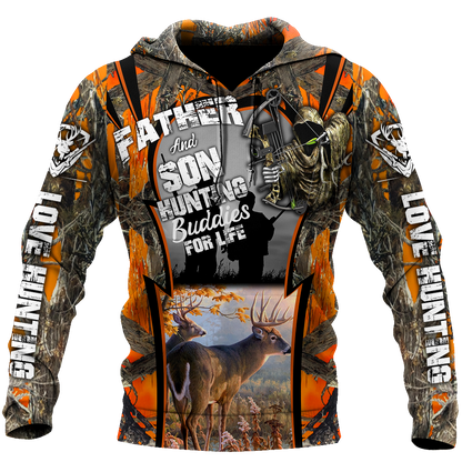 Deer hunting 3d all over printed for men and women DD08202001