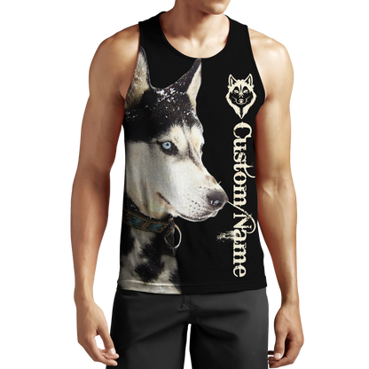 Husky custom 3d hoodie shirt for men and women DD08252002