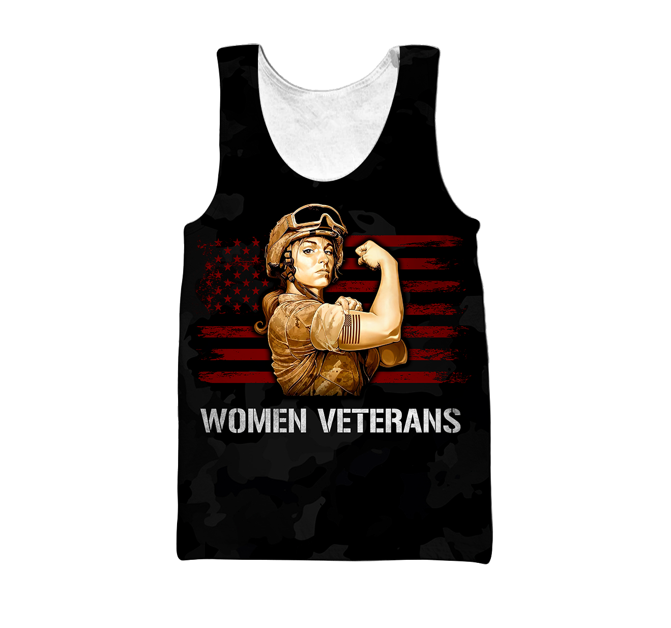 Women Veterans 3d all over printed shirts for men and women DD05232001-Apparel-Huyencass-Tank Top-S-Vibe Cosy™