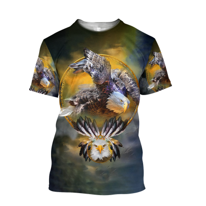 The Great Eagle 3D All Over Print Hoodie DD08242002