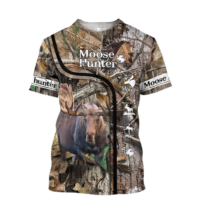 All Over Printed Beautiful Moose Hunting MEI