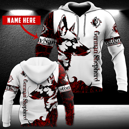 German shepherd custom 3d hoodie shirt for men and women DD08052001S