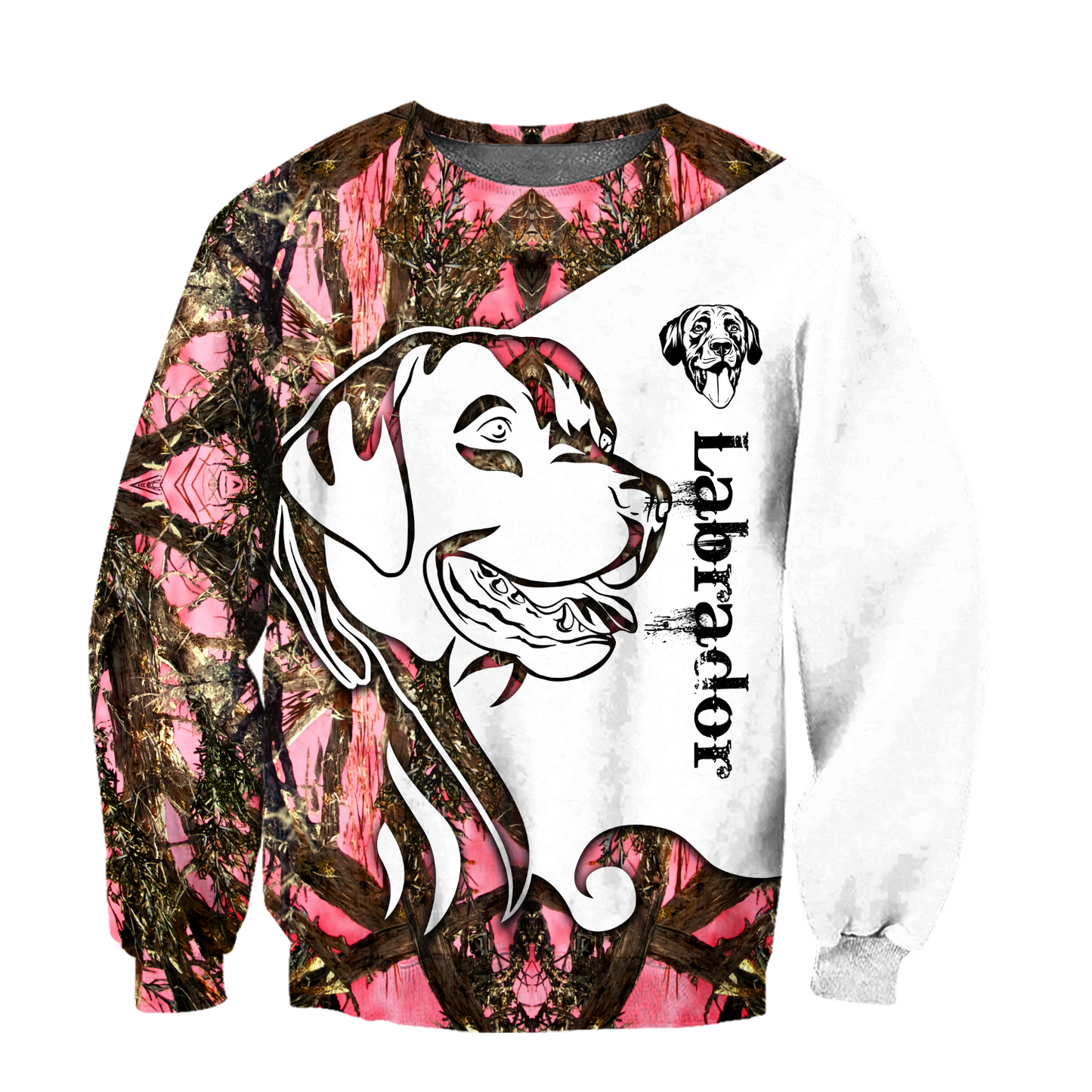 Labrador pink tattoo hoodie shirt for men and women DD08272001
